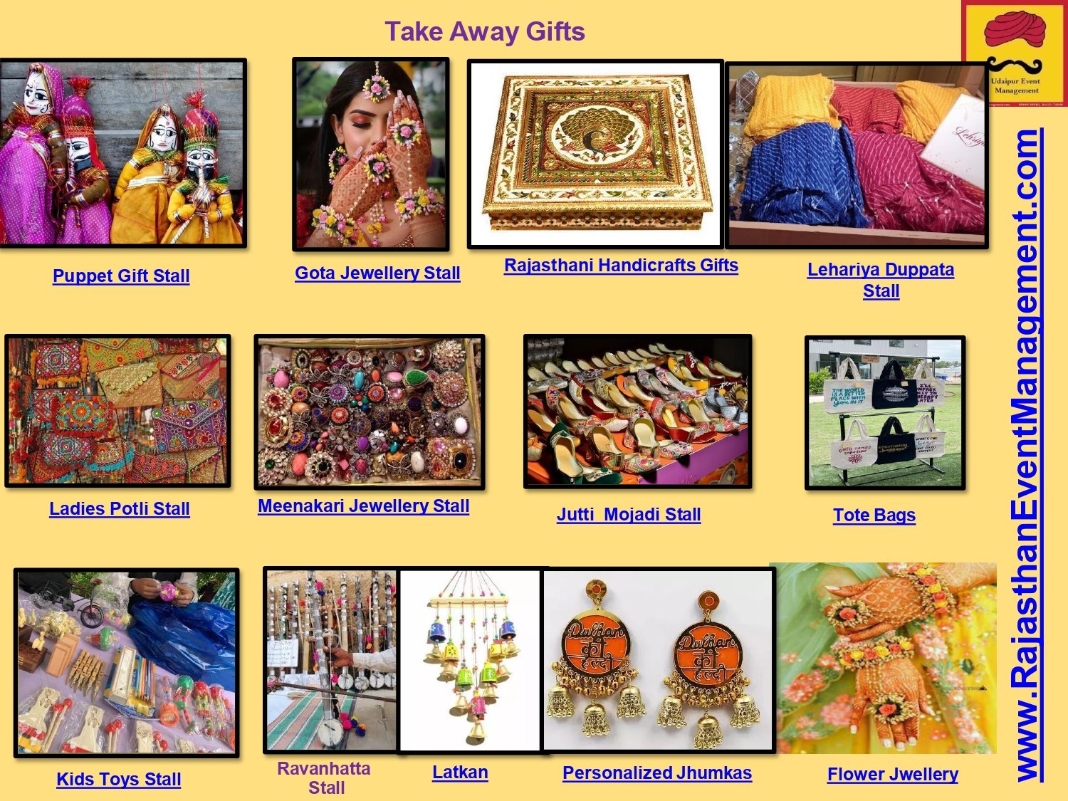 Rajasthani Handicraft Gift Stalls — Jutti, Jhumka & Potli